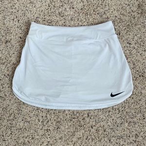 Nike White Tennis Skirt with Built in Shorts